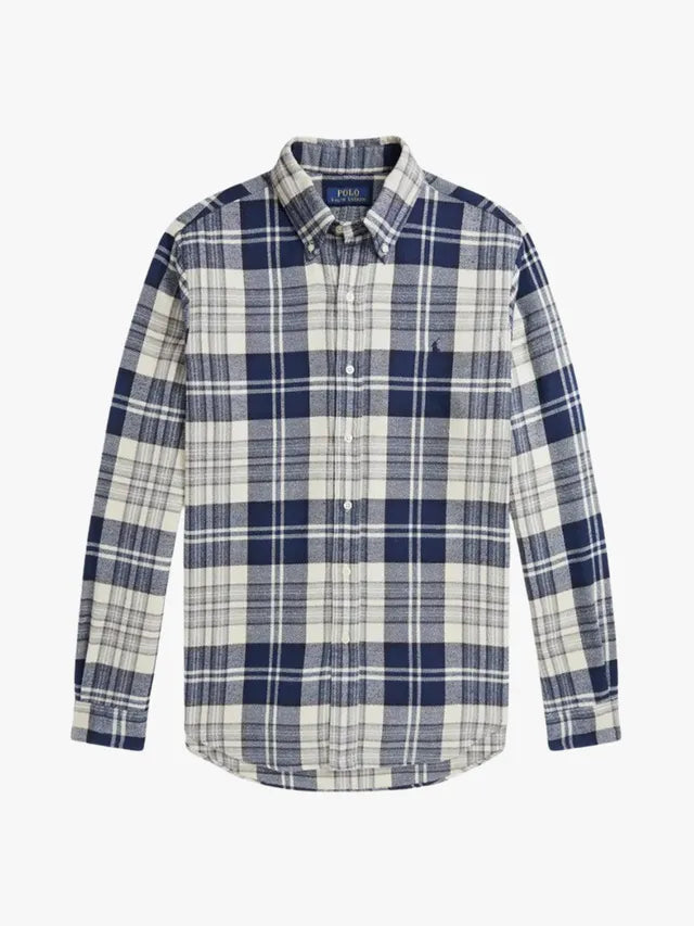 Flannel Button-Down Shirt