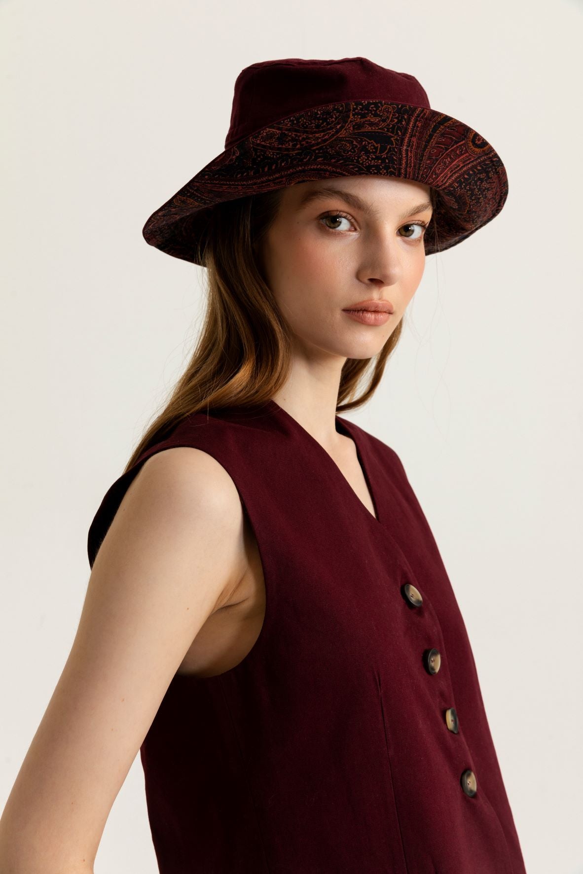 Paula Reversible Bucket Hat